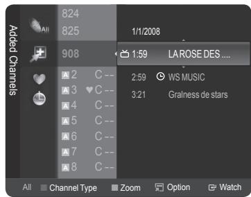 SAMSUNG LE32A466C2M - Digital Program Guide and Viewing Reservation - 1