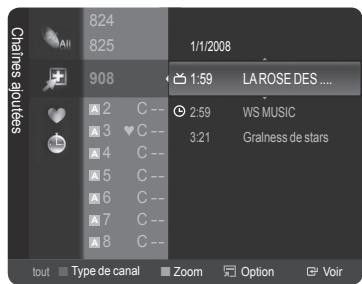 SAMSUNG LE32A466C2M - Guide des programmes numérique et affichage des réservations - 1