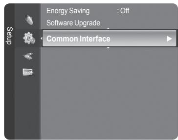 SAMSUNG LE32A466C2M - Selecting the CI (Common Interface) Menu - 1