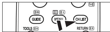 SAMSUNG LE32A466C2M - Appuyez sur le bouton MENU. - 4