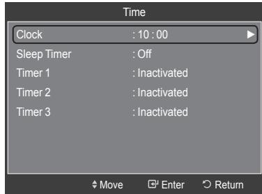SAMSUNG LE32A466C2M - Option 2: Setting the Clock Automatically - 2