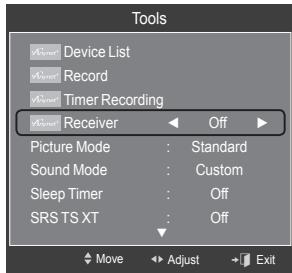 SAMSUNG LE32A466C2M - Listening through a Receiver (Home theater) - 1