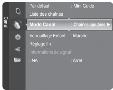 SAMSUNG LE32A466C2M - Réglage du gestionnaire de chaînes - 1