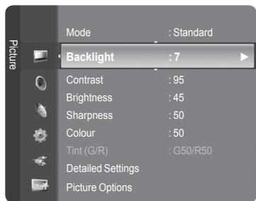 SAMSUNG LE32A466C2M - Customizing the Picture Settings - 1