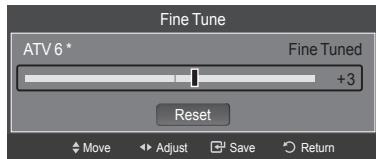 SAMSUNG LE32A466C2M - Fine Tuning Analogue Channels - 2