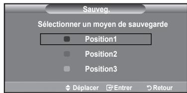 SAMSUNG LE32A466C2M - Accès à la position mémorisée - 3