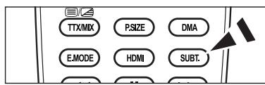 SAMSUNG LE32A466C2M - Configuration des sous-titres - 3