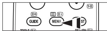 SAMSUNG LE32A466C2M - Affichage des menus - 1