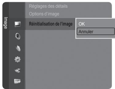 SAMSUNG LE32A466C2M - Reinitialisation des paramètres d'image à leur valeur par défaut. - 1