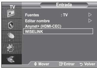 SAMSUNG LE32A553 - Utilización del menu WISELINK - 1