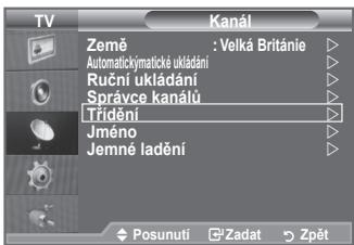 SAMSUNG LE32A553 - Uspořádání ulożenych kanálu - 1