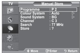 SAMSUNG LE32A553 - > Channel mode - 2