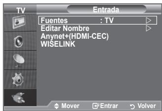 SAMSUNG LE32A553 - Puede elegir entre varias fuentes externas connectadas a las tomas de entrada del televator. - 1