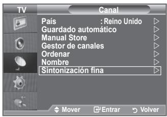 SAMSUNG LE32A553 - Sintonización的女孩 Sintonación de canales - 1