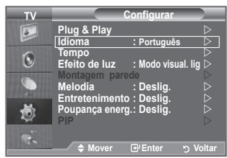 SAMSUNG LE32A553 - Selección o idioma - 1