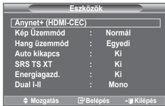 SAMSUNG LE32A553 - Az Anynet+ funkció használata - 1