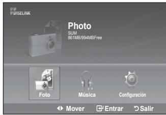 SAMSUNG LE32A553 - Utilización de la lista PHOTO (JPEG) - 1