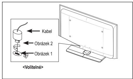 SAMSUNG LE32A553 - Použití Kensingtonského zámku pro ochranu prěd krádeží (v závislosti na modelu) - 1