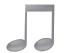 SAMSUNG LE32A553 - Ikona informaci o funkci Muzyka - 4