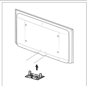 SAMSUNG LE32A553 - Instalación del equipo de montaje en la pared - 1
