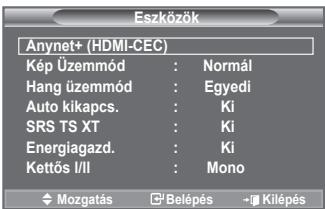 SAMSUNG LE32A553 - A TOOLS gomb használata - 1