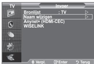 SAMSUNG LE32A553 - De namen van de ingangsbron bewerken - 1