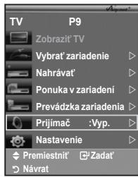SAMSUNG LE32A553 - Tlačidlá dial'kového ovládania TV dostupné v režime Anynet+ - 1