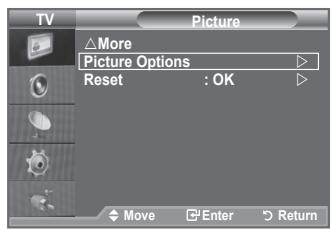 SAMSUNG LE32A553 - Configuring Picture Option - 1