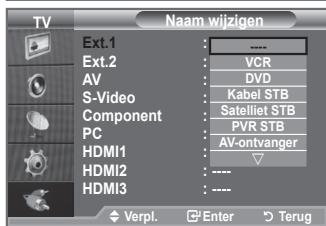 SAMSUNG LE32A553 - De namen van de ingangsbron bewerken - 2