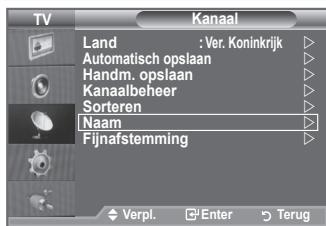 SAMSUNG LE32A553 - Kanaalnamen vastleggen - 1