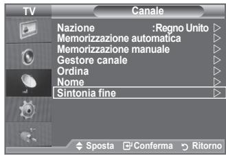 SAMSUNG LE32A553 - Sintonia fine dei canali - 1