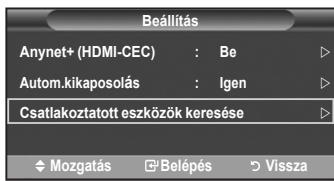 SAMSUNG LE32A553 - Anynet+ eszkozok automatikus kikapcsolasa a TV keszülék kikapcsolásakor. - 3