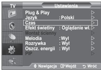 SAMSUNG LE32A553 - Ustawianie i wyświetlanie zegara - 1