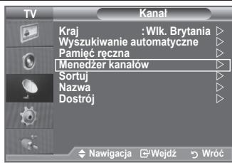 SAMSUNG LE32A553 - Za pomocę menedżera kanalów przy wygodnia blokować lub dodawać kanaly. - 1
