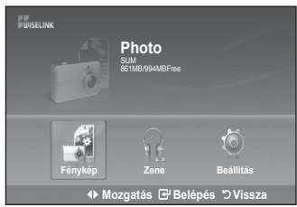 SAMSUNG LE32A553 - A távrezérlo gombjainak használata a WISELINK menüben - 3