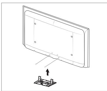 SAMSUNG LE32A553 - Anbringen der Wandhalterung - 1