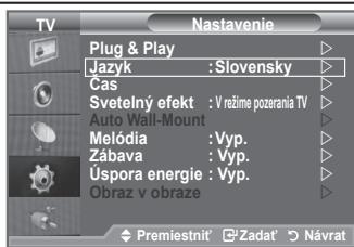 SAMSUNG LE32A553 - Vyber jazyka - 1