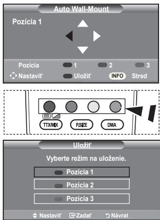 SAMSUNG LE32A553 - Zapamātanie pozécie - 1