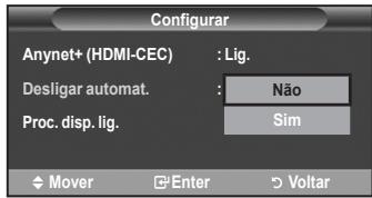 SAMSUNG LE32A553 - Desligar um dispositivo Anynet+ automaticamente quando o televator estiver desligado - 1
