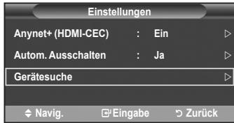 SAMSUNG LE32A553 - Suchen von Anynet+-Geräten und Umschalten zwischen diesen Geräten - 2