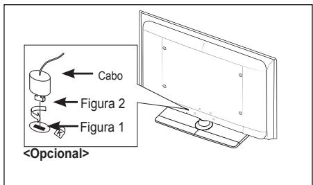 SAMSUNG LE32A553 - Utilizar ocadeado Kensington anti-roubo (consoante o Modelo) - 1