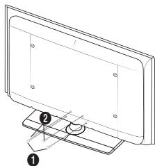 SAMSUNG LE32A553 - Installing the Stand - 2