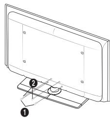 SAMSUNG LE32A553 - Instalace stojanu - 2