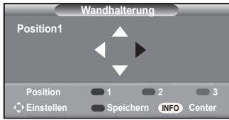 SAMSUNG LE32A553 - Einstellen einer gespeicherten Position - 1