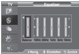 SAMSUNG LE32A553 - Equalizer: Balance/100Hz/300Hz/1kHz/3kHz/10kHz - 1