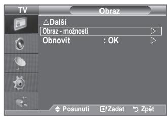 SAMSUNG LE32A553 - Mûzete se vratit k výchozímu nastaveni obrazu od vyrobce. - 2