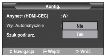 SAMSUNG LE32A553 - Automatyczne wylacznie urzadzenia Anynet+ w momencie wylaczenia telewizora - 1