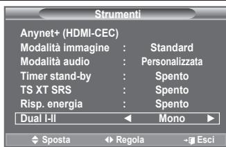 SAMSUNG LE32A553 - Sezione della modalità audio - 1