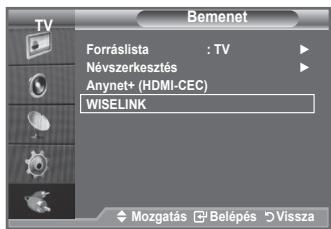 SAMSUNG LE32A553 - A távrezérlo gombjainak használata a WISELINK menüben - 1