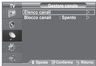 SAMSUNG LE32A553 - Aggiunta / Blocco di canali - 2